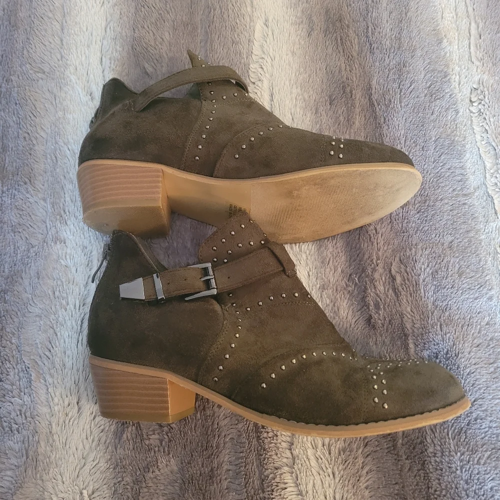 Studded booties size 9